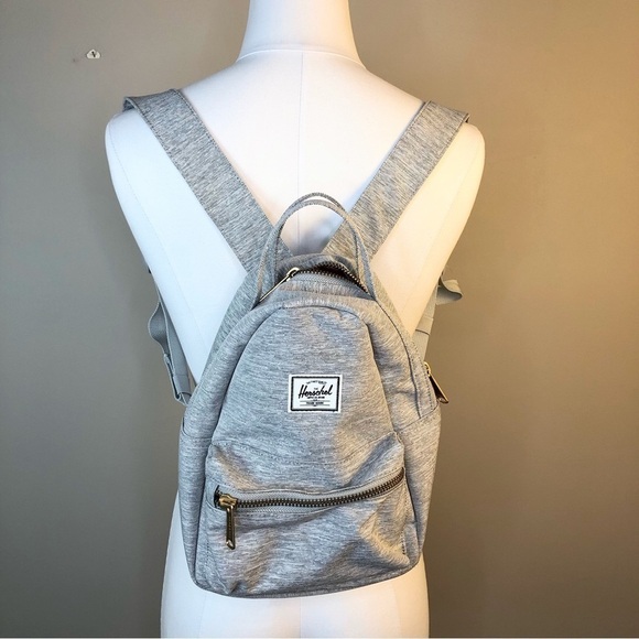 HERSCHEL gray Nova Mini backpack NWOT main image 6